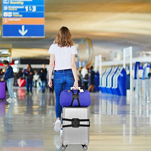Luggage Straps Bag Bungee， Luggage Straps Suitcase Adjustable Belt，Add a Bag Easy to Travel Suitcase Elastic Strap Belt –...