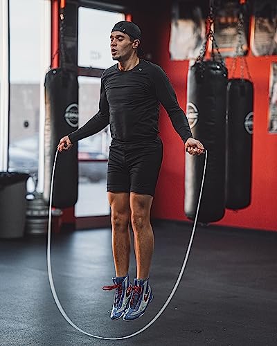 BOXROPE, A Jump Rope Made For Boxing, Tangle-Free, 15% Heavier Than A Normal PVC Rope, Boxer Jump Rope, Adjustable, Includ...