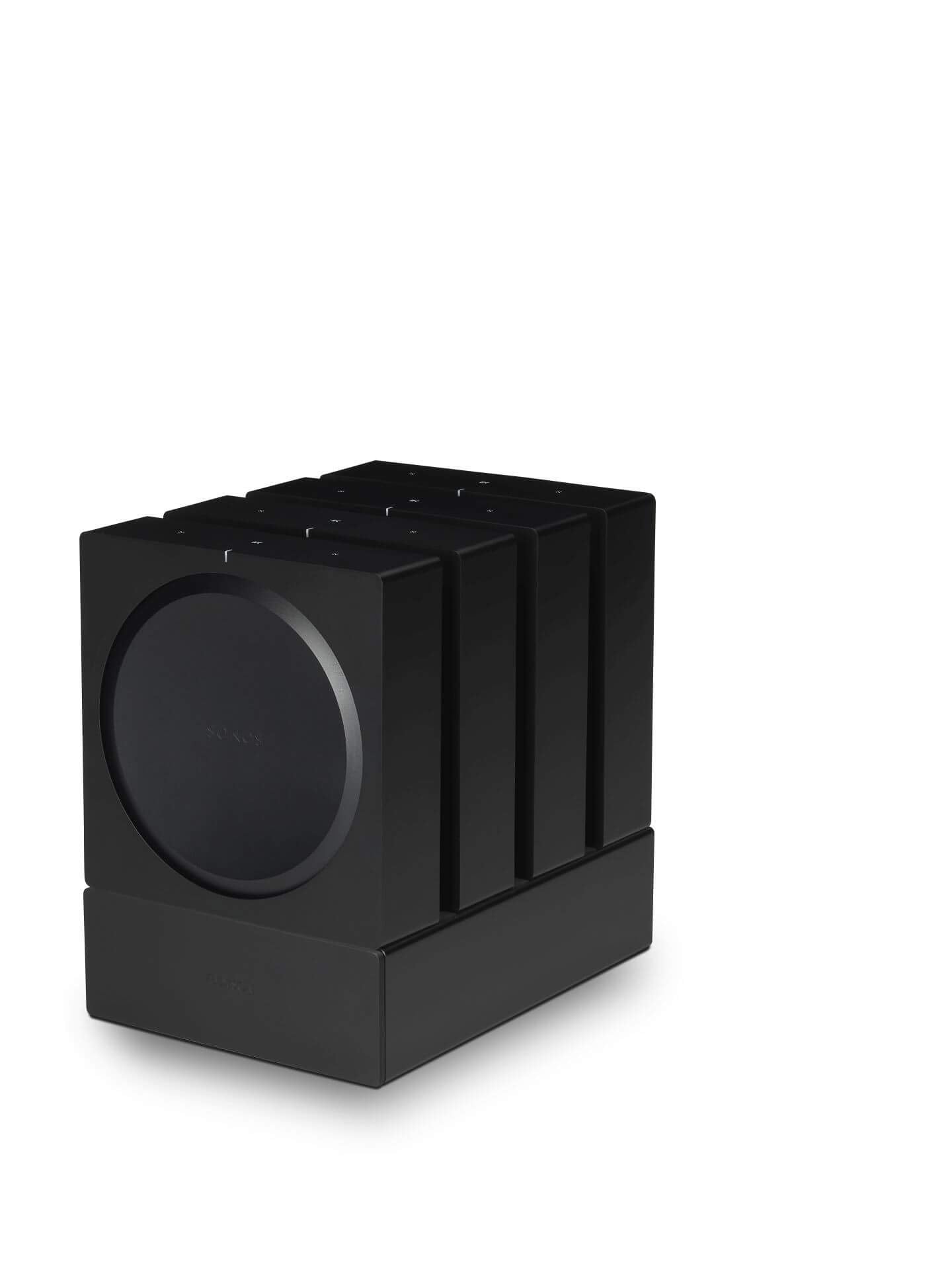 Flexson Dock For 4 Sonos Amps - Black