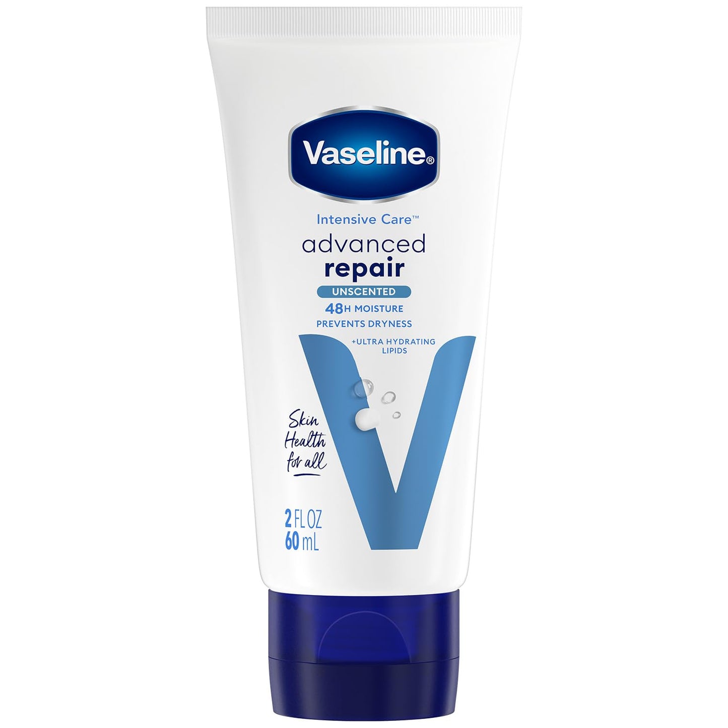 Vaseline Intensive Care Advanced Repair, Travel-Size - Fragrance-Free Body Lotion for Extremely Dry Skin, 2 Oz