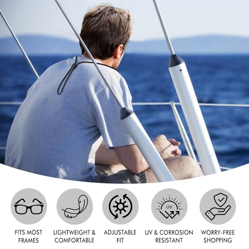 BANSTLE Glasses Strap - 3 Pcs Adjustable Eyewear String Lanyard Retainer - Eyeglasses Holder Strap for Men, Women and Kids