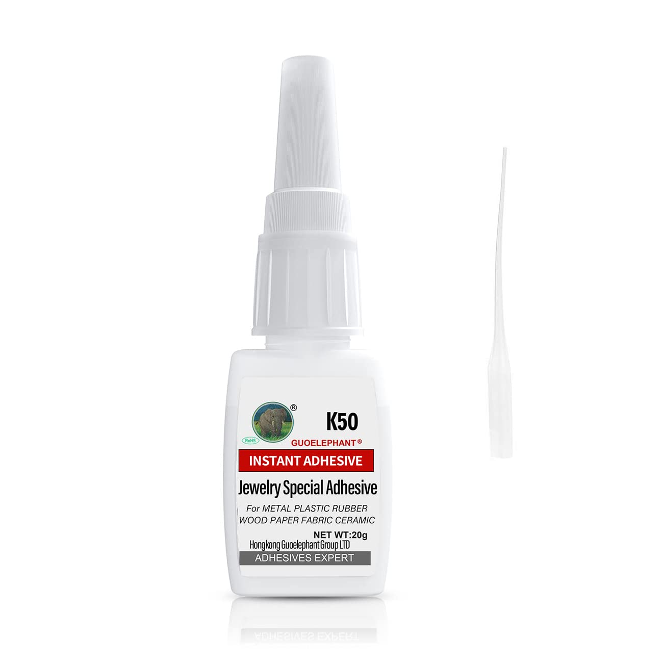 Jewelry Glue 20g, Crystal Glue, Adhesive for Jewelry, Crystal. Instantly Strong Adhesive for bonding Jewelry, Crystal, DIY, Rhinestone, Pearl, Gemstone, Necklace, Bracelet, Earring, Ring.