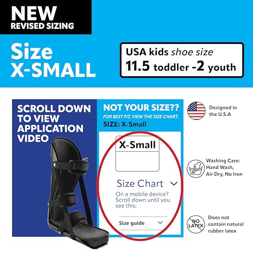 Brace On Kids Adjustable Night Splint - Pediatric Plantar Fasciitis, Achilles Tendon, Heel Spur, Injury, Foot Splint Boot ...
