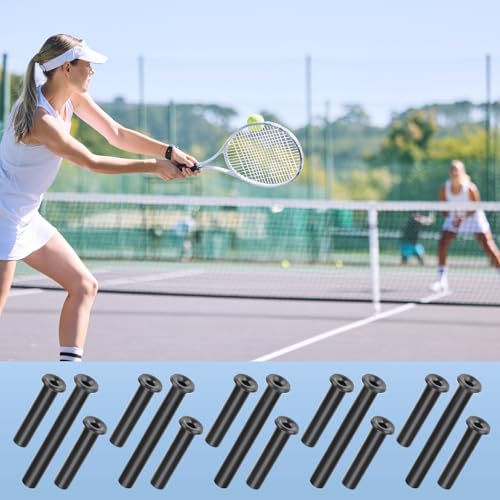 Easecos 15 Pcs Tennis Racket Grommets, Universal Tennis Racket Wire Tubes Replacement String Protection Tubes Grommets Eye...