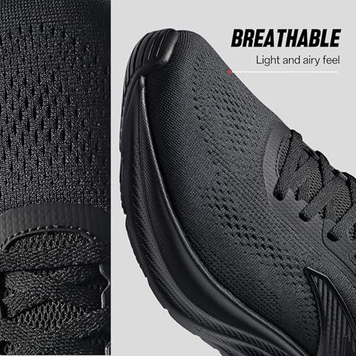ANTA Men’s Running Shoes, Lightweight Cushioned Breathable Sneakers, Comfortable Trainers with Slip Resistant Outsole for ...