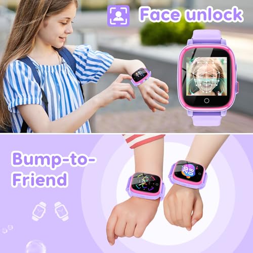 cjc 4G Smart Watch for Kids with GPS Tracker, Globally Applicable, Texting and Calling, Kids Watch for Ages 4-12 - Include...