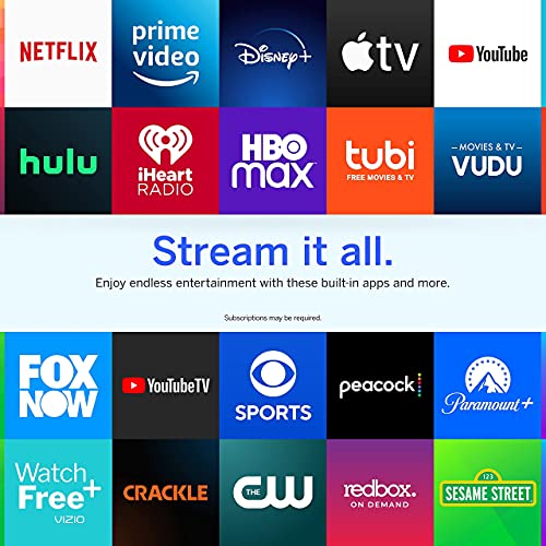VIZIO 40-inch D-Series Full HD 1080p Smart TV Chromecast Built-in Streaming Channels, D40f-J09, 2021 Model 40 inches (Rene...