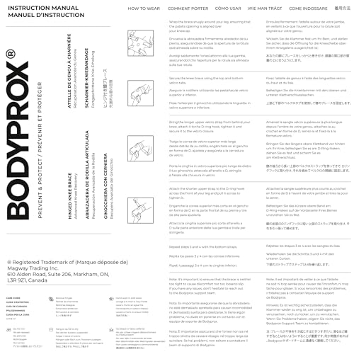 Bodyprox Hinged Knee Brace for Men and Women, Knee Support for Swollen ACL, Tendon, Ligament and Meniscus Injuries