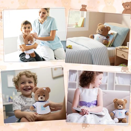 Deekin Get Well Soon Gifts for Kids Injured Recovery Bear Stuffed Animal Gifts Bear for Kids Adult with Broken Arm After S...