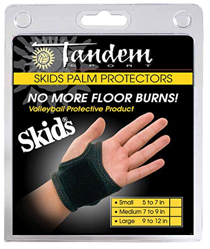 Tandem Sport Skids Palm Protectors - Volleyball Hand Protection for Floor Burns and Bruises - Used by Olympic Athletes - F...