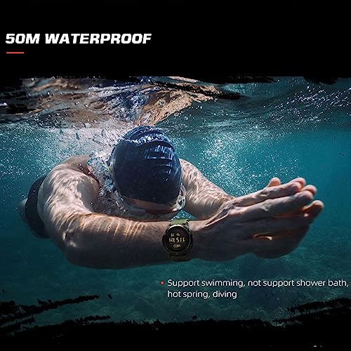 DIDITIME Tactical Watches for Men, Military Watches for Men, Waterproof 164FT, Fitness Watch, Mens Digital Watches with Co...