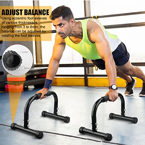 AmazeFan Parallettes Bars, Push Up Bars Strength Training For Handstands, Full Planche & Dips, Calisthenic, Gymnastic, [1...