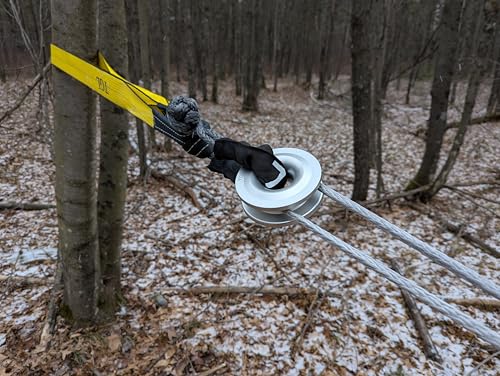 TGL 3 inch, 8 Foot Tree Saver Strap, Recovery Short Tow Strap with Loops, Winch Extension. 30,000 lbs MBS. Truck, UTV, ATV...