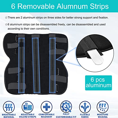 TANDCF Unisex Knee and leg immobilization Stabilizer for Post Surgery Recovery,Knee Fractures,Instability, ACL,MCL,Meniscu...