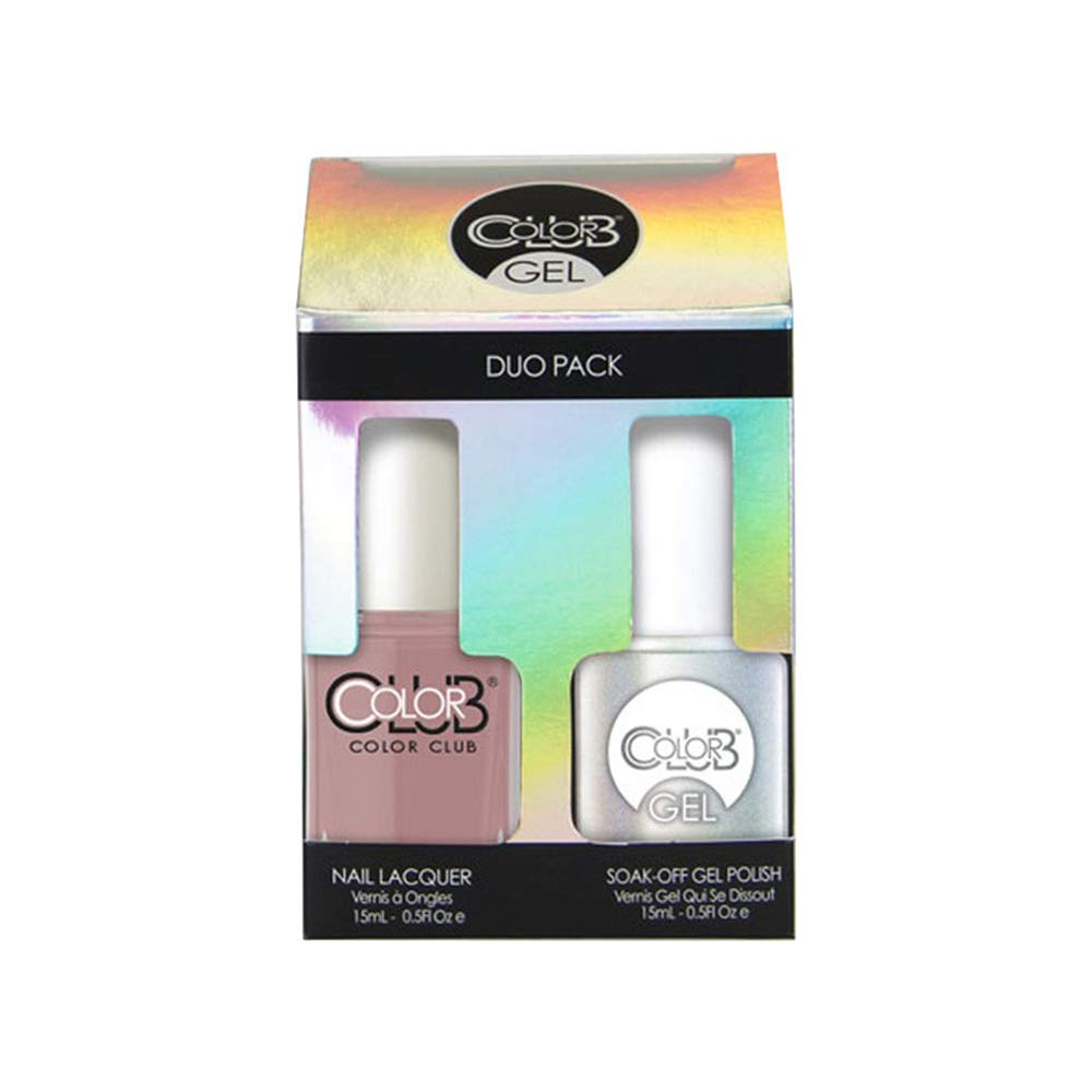 Color Club Get A Mauve On It Color Club Gel + Lacquer Duo Includes 1 Each Of 05gel1068 and 05a1068, 0.5 fluid_ounces