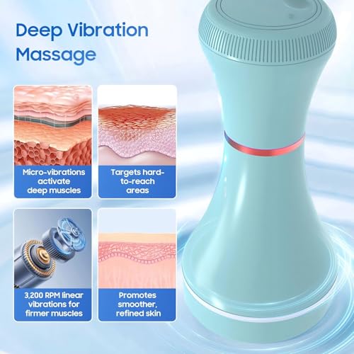 ZEDRIWELL Deep Tissue Massage Gun for Women – 5 Massage Heads, Vibration Therapy for Muscle Recovery & Pain Relief, Cellul...