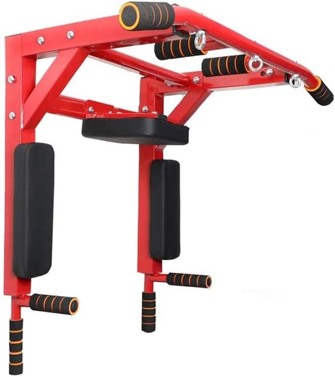 Pull Ups Pull Up Bar Wall Mounted Chin Up Dip Bar Multifunctional Home Gym Equipment Workout Fitness for Upper Body Streng...