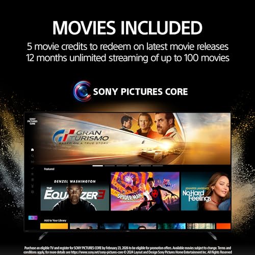 Sony BRAVIA 2 II 43 Inch 4K Ultra HD LED Smart TV with Google TV and Exclusive Features for PlayStation®5 (K-43S20M2), 202...