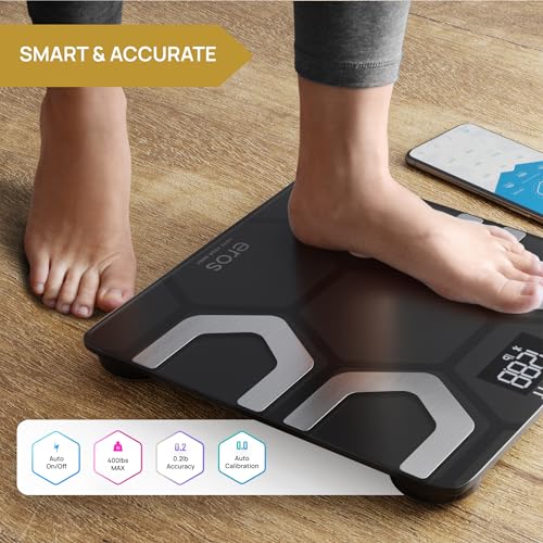 INEVIFIT EROS Bluetooth Body Fat Scale Smart BMI Highly Accurate Digital Bathroom Body Composition Analyzer with Wireless ...