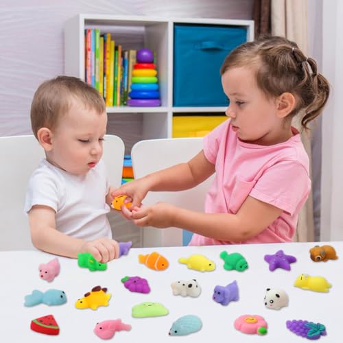30 Pack Squishy Toys, Kawaii Squishies Party Favors for Kids 4-8 8-12 Treasure Box Toys for Classroom Birthday Xmas Gifts ...