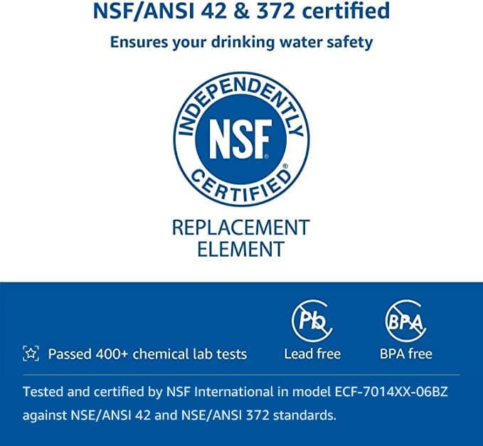 Filterlogic NSF Certified Pitcher Water Filter, Replacement for Brita® Water Filter Pitchers, Dispensers, Classic 35557, OB03, Mavea® 107007 and More (Pack of 3)