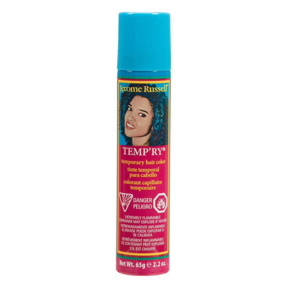 Jerome Russell Dark Brown Hair Tint Spray - Intense, Spray-On, Instant Vivid, Fast-Drying, Non-Sticky, Travel Size Temporary Hai