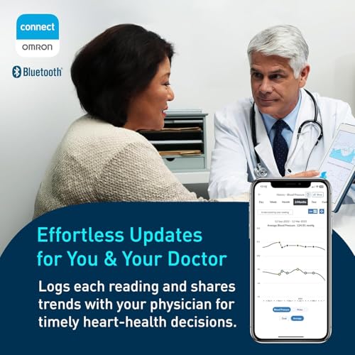 OMRON Evolv Wireless Blood Pressure Monitor for Home Use & Upper Arm Blood Pressure Cuff - #1 Doctor & Pharmacist Recommen...