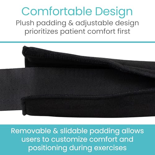 Vive Mobilization Belt for Physical Therapy with Buckle - Manual Traction Stretching Band - PT Traction Strap Belt for Str...