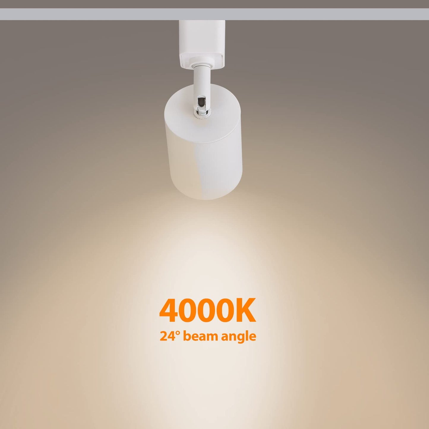 Vanoopee 10W Dimmable Led Track Lighting Heads H Type Track Light Replacement Fixtures Bright 4000K Neutral White Ceiling Spotlight For Accent Task Art  Flicker Free Cri90+ 24 800Lm White  Pack Of 4