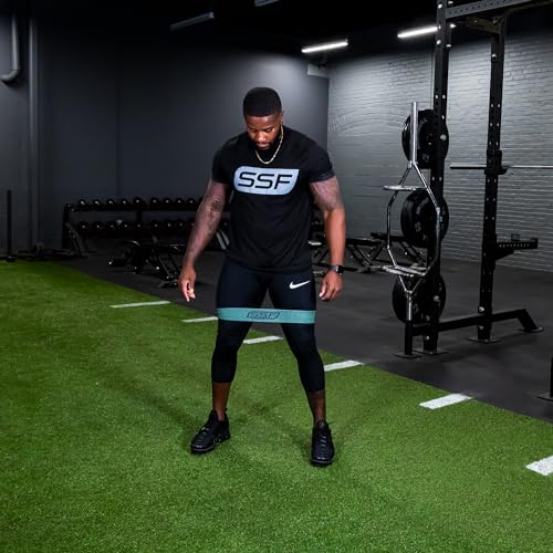 Serious Steel Fitness Fabric Mini Loop Non-Slip Resistance Band Set | Warm-Up, Physical Therapy, Glute Training, Speed and...