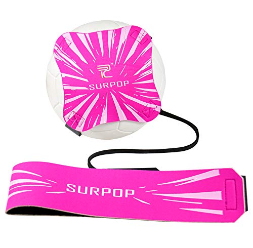 Soccer/Volleyball/Rugby Trainer, Football Kick Throw Solo Practice Training Aid Control Skills Adjustable Waist Belt for K...