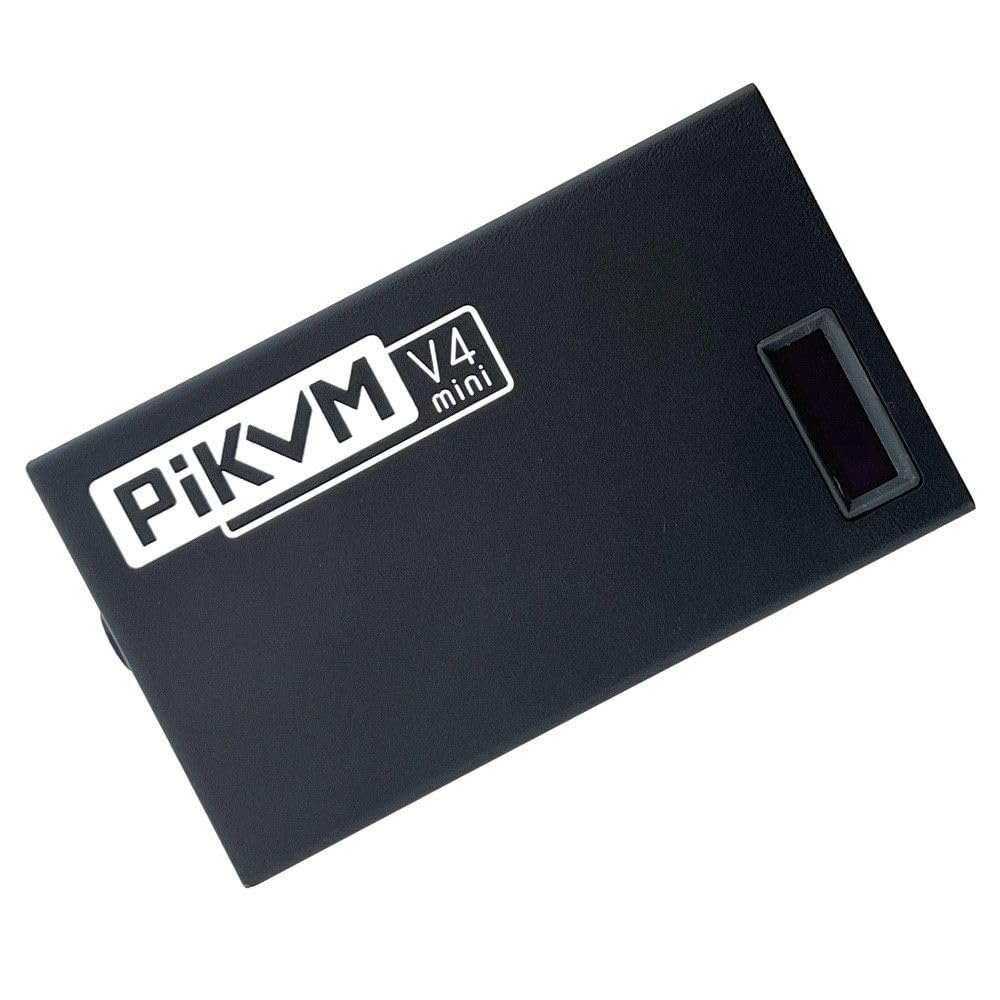 PiKVM V4 Mini IP KVM - Compact Metal Remote Access Switch for Servers