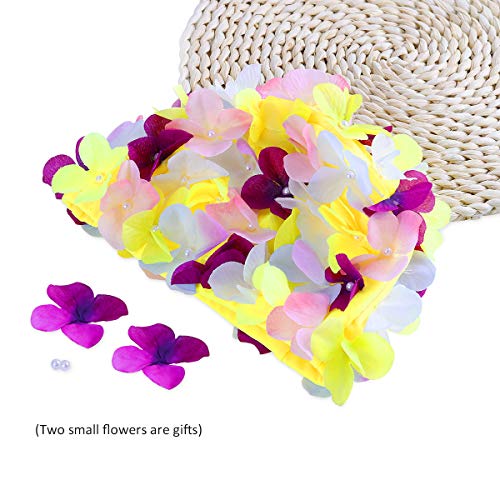 WINOMO Fashionable Swim Cap Floral Petal Stylish Swimming Hat Bathing Caps Size L for Women