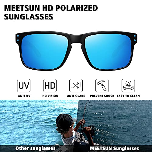 MEETSUN Polarized Sunglasses for Men Women Sports Driving Fishing Glasses UV400 Protection