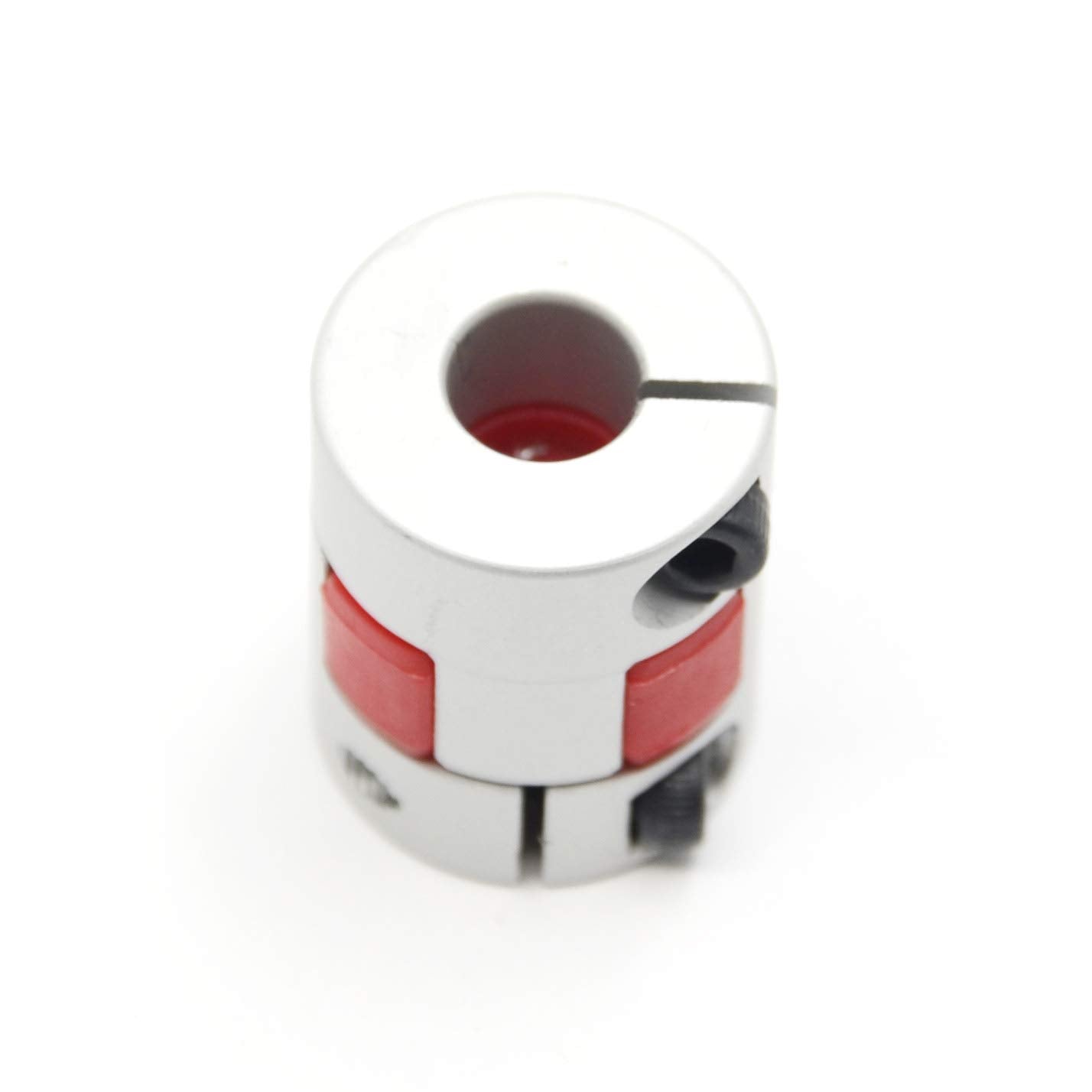 Befenybay 2Pcs 6.35Mm To 8Mm Aluminium Plum Flexible Shaft Coupling D20 L25 6.35X8Mm Connector Flexible Coupler For 3D Printer C