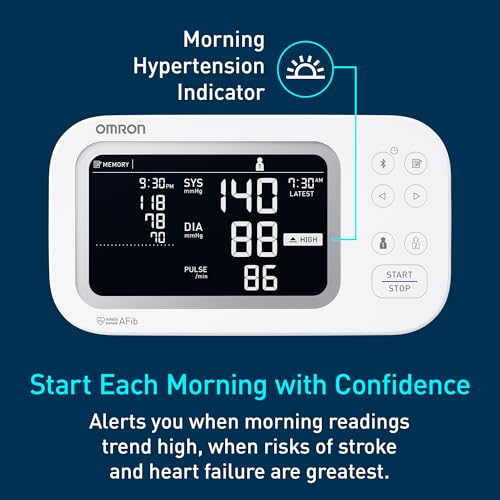 OMRON Platinum Blood Pressure Monitor for Home Use & Upper Arm Blood Pressure Cuff - #1 Doctor & Pharmacist Recommended Br...