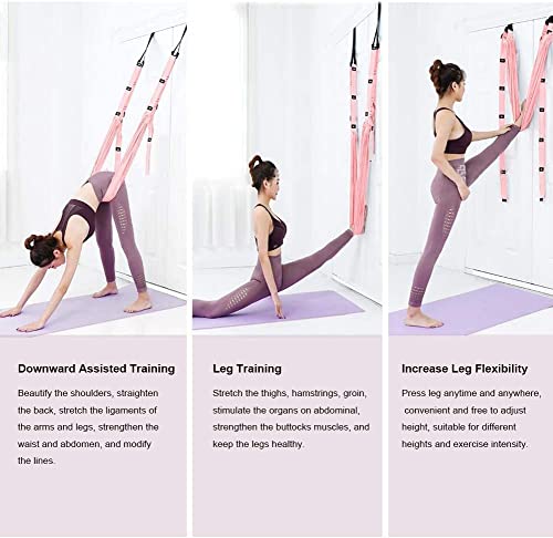 Waist Back Leg Stretch Strap/Yoga Fitness Band, Leg Stretching Assist Trainer, Yoga Stretcher, Back Bend Split Inversion S...