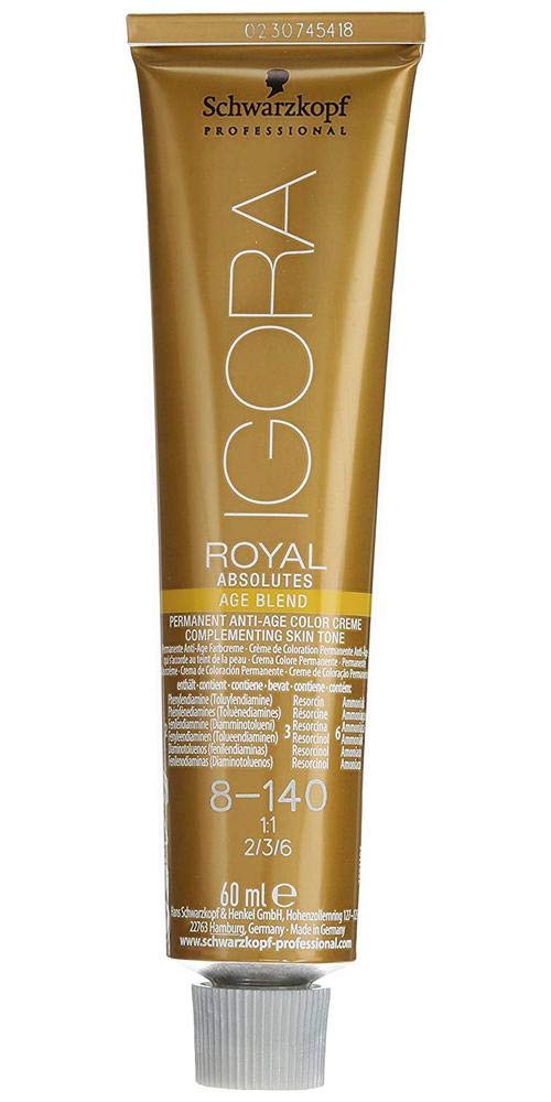 Schwarzkopf Igora Royal Absolutes 8-140 Anti-Age Color Creme 60ml