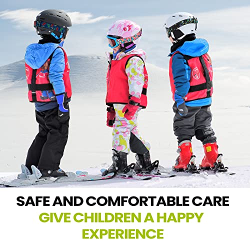 OutdoorMaster Kids Ski Goggles - Helmet Compatible Snow Goggles for Boys & Girls with 100% UV Protection