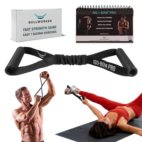 Iso-Bow Pro by Bullworker | The Isometric Pocket-Companion for Strength Training, Stretching, and Working Out. Use self-Re...
