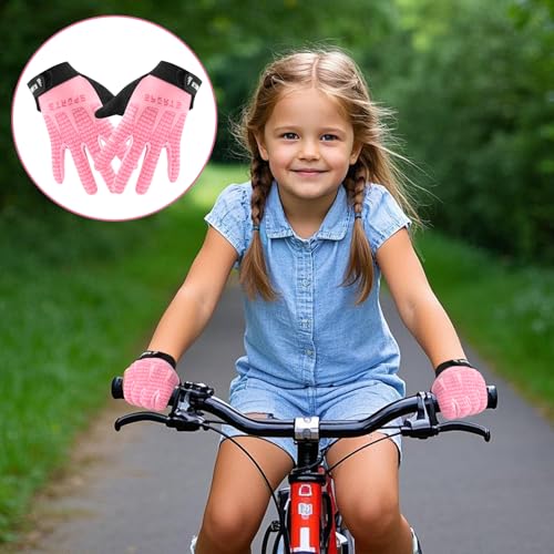 Bumobot Kids Sport Cycling Glove, Non-Slip Boys Girls Kids Fishing Gloves for Child Cycling Climbing Riding Biking Outdoor...