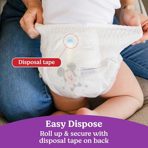 Huggies Size 4 Baby Diapers, Little Movers HuggFit 360° Baby Diapers with 360° Waistband, Size 4 (22-37 lbs), 116 Count, P...