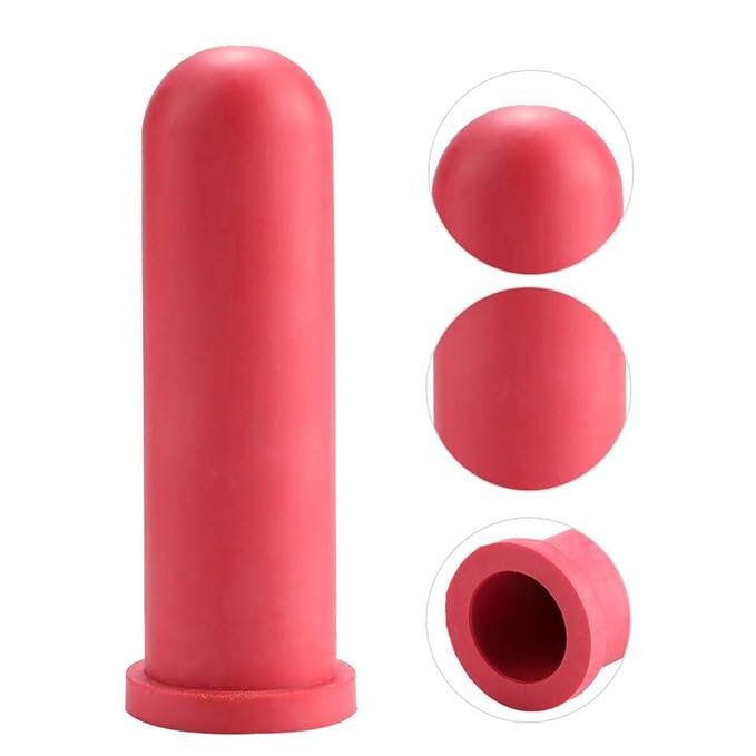 5Pcs Calf Milk Drink Nipple, 10cm Length Rubber Calf Feeding Bottle Nipple Small Animal Nursing Bottle Nipples Farm Animal Feeding Supplies