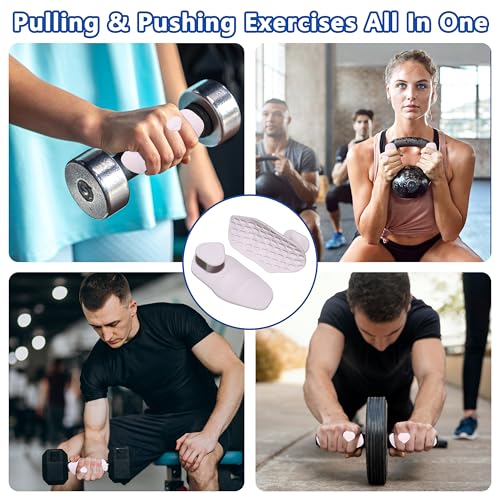 Epritliber Silicone Gym Grips for Weight Lifting,Workout Gloves for Women Men Alternative,Anti Slip Gym Workout Grip,Rubbe...