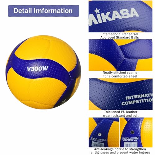 iFCOW Beach Volleyball - Official Size 5 Indoor/Outdoor Volleyball for Teens & Adults