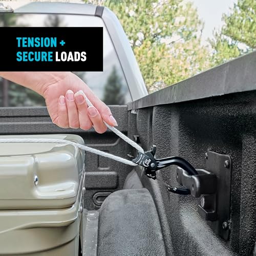 Nite Ize CamJam SlideLock Rope Tightener - Features Pull-to-Tighten Lock & Quick-Release Lever - 500 lb Working Load Limit...