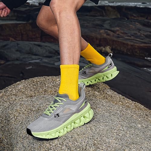 DIPAIYING Men's Breathable Walking Shoes Non Slip Tennis Athletic Sneakers Comfortable Running Gym Workout Jogging Cross T...