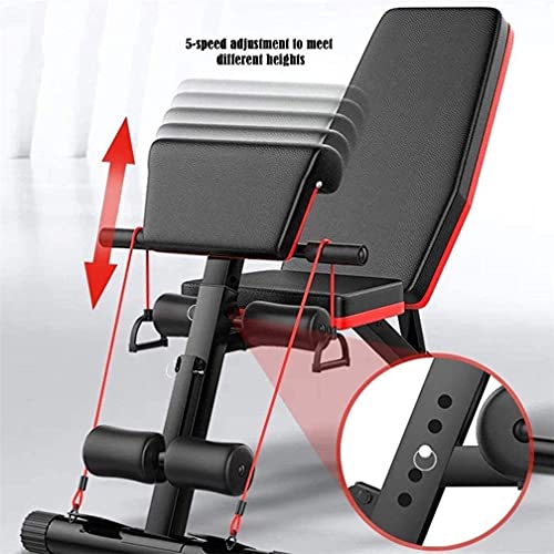 SLGGPJBU Adjustable Weight Bench Home Gym Sit Up Bench Multi-purposed Incline Decline Fitness Bench Fitness Dumbbell Stool