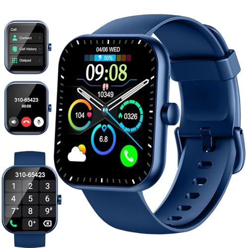 Smart Watch (Answer/Make Call), 1.96" HD Smartwatch for Women, 2025 Fitness Watch with 112+ Sport Mode/Pedometer/Calories/...