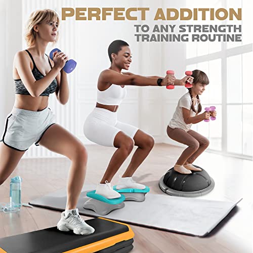 Yes4All Neoprene Coated Dumbbell Hand Weight Sets of 2 - Multiple Weight Options with 15 Colors, Anti-roll, Anti-Slip, Hex...